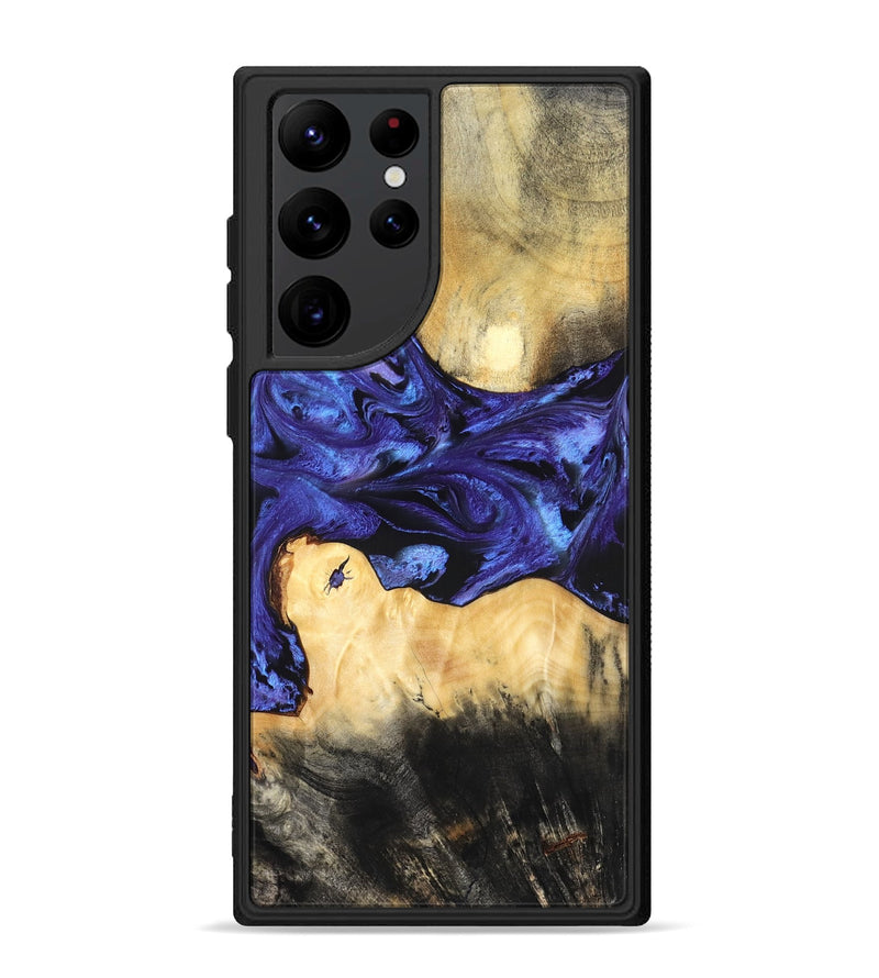 Galaxy S22 Ultra Wood Phone Case - Lukas (Purple, 826823)