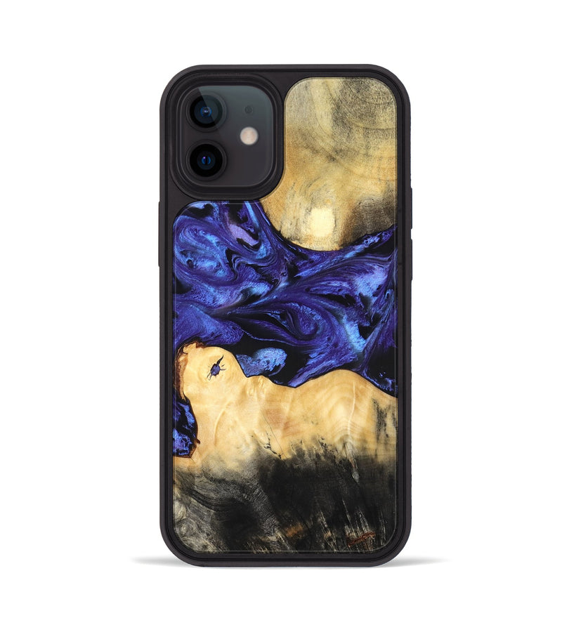 iPhone 12 Wood Phone Case - Lukas (Purple, 826823)