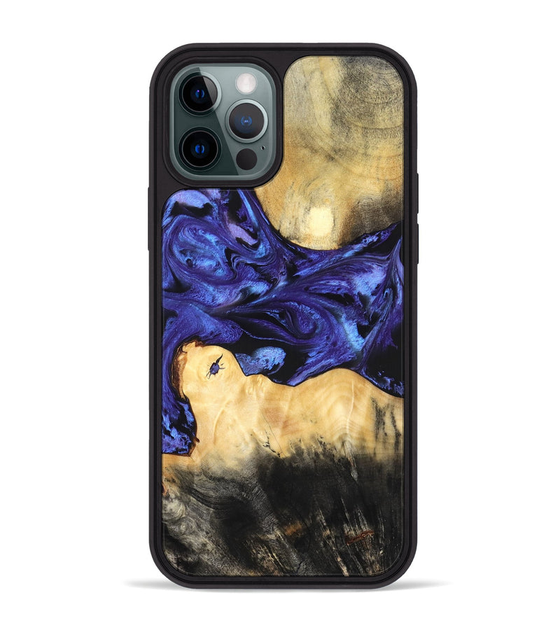iPhone 12 Pro Max Wood Phone Case - Lukas (Purple, 826823)
