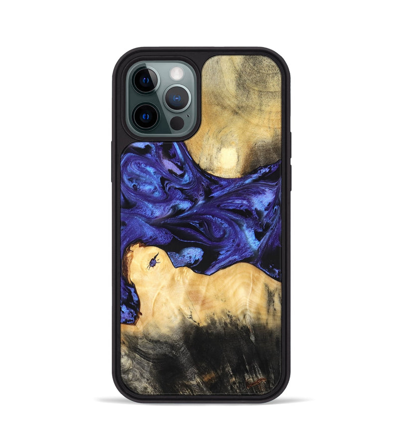 iPhone 12 Pro Wood Phone Case - Lukas (Purple, 826823)