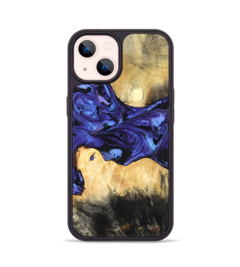 iPhone 14 Wood Phone Case - Lukas (Purple, 826823)