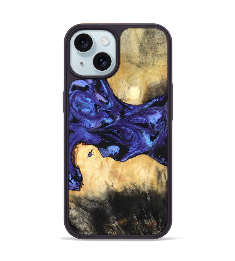 iPhone 15 Wood Phone Case - Lukas (Purple, 826823)