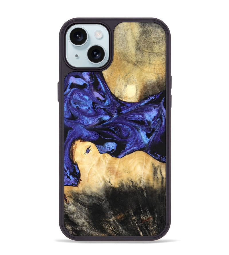 iPhone 15 Plus Wood Phone Case - Lukas (Purple, 826823)