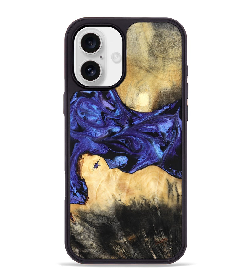 iPhone 16 Plus Wood Phone Case - Lukas (Purple, 826823)