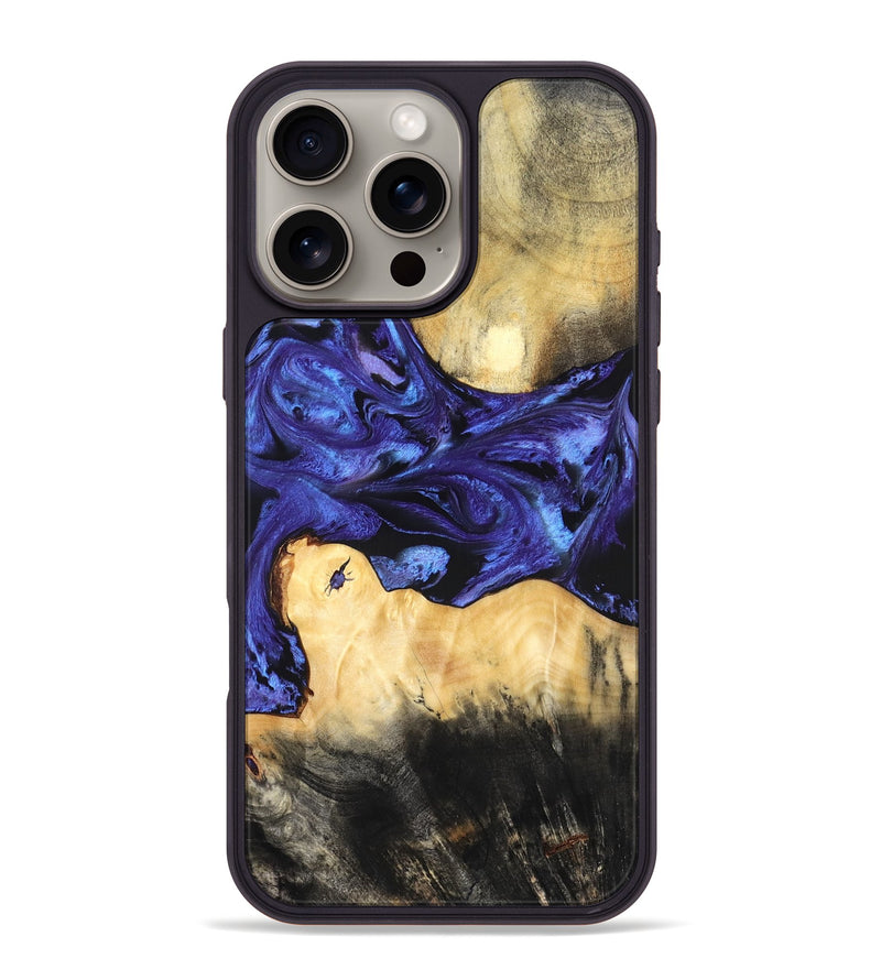 iPhone 16 Pro Max Wood Phone Case - Lukas (Purple, 826823)