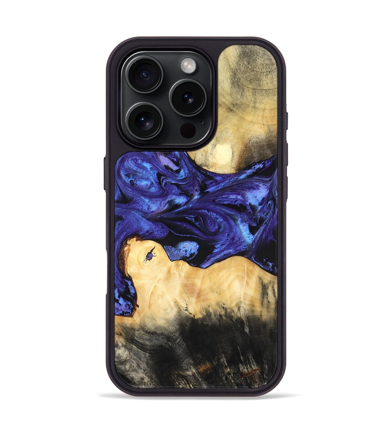 iPhone 16 Pro Wood Phone Case - Lukas (Purple, 826823)