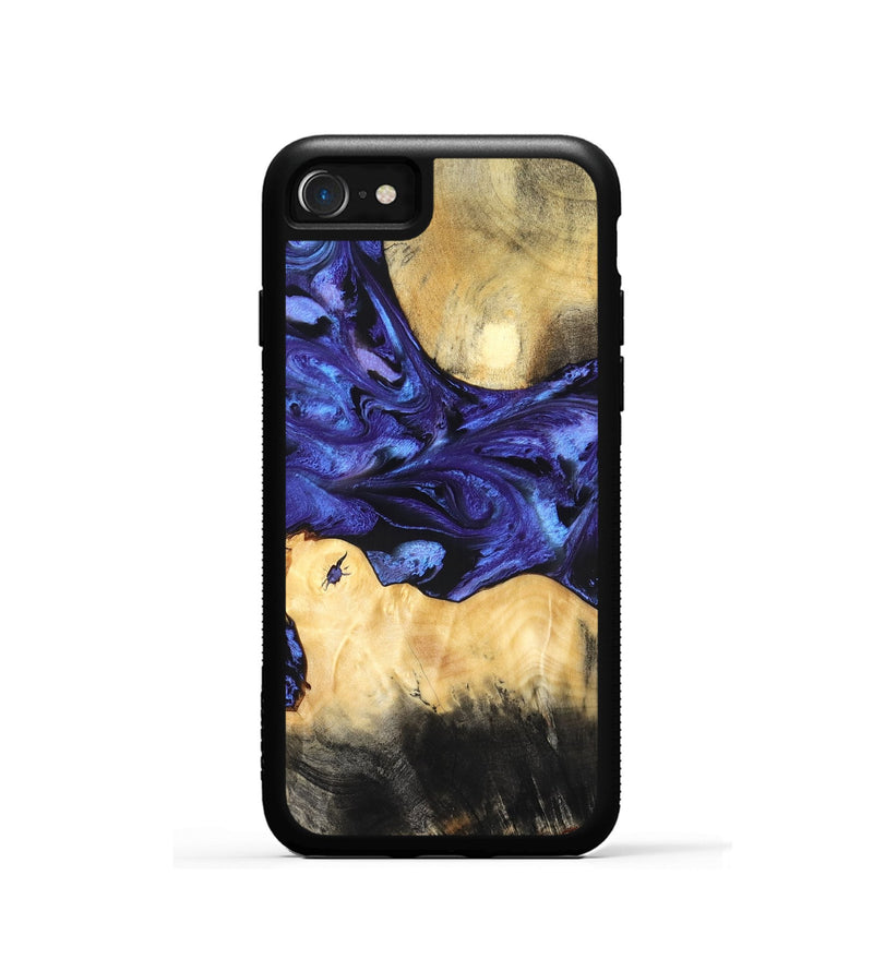 iPhone SE Wood Phone Case - Lukas (Purple, 826823)