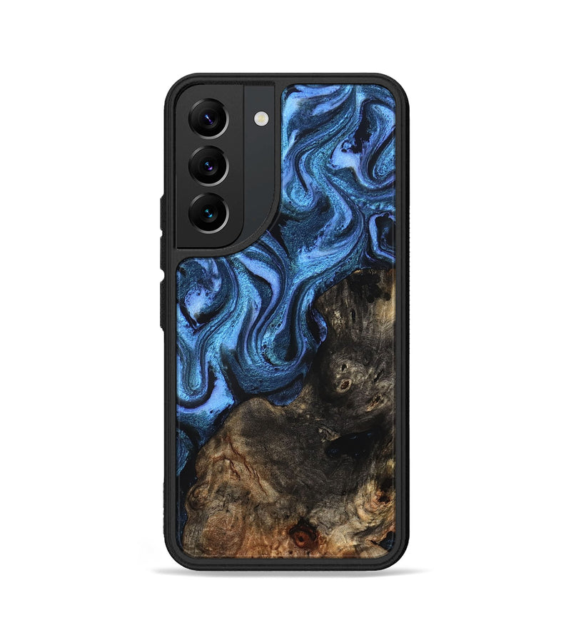 Galaxy S22 Wood Phone Case - Stacie (Blue, 826824)