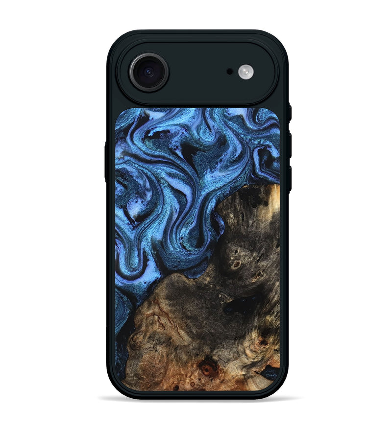 iPhone 17 Air Wood Phone Case - Stacie (Blue, 826824)