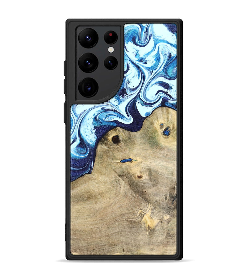 Galaxy S22 Ultra Wood Phone Case - Socorro (Blue, 826825)
