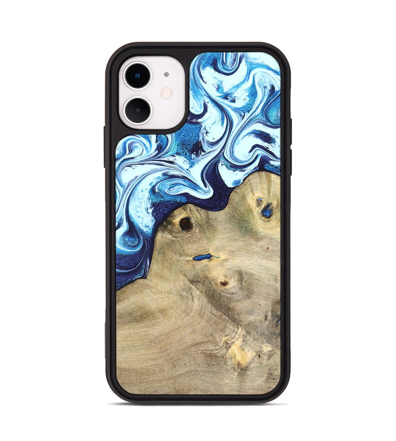 iPhone 11 Wood Phone Case - Socorro (Blue, 826825)