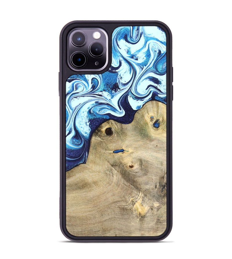iPhone 11 Pro Max Wood Phone Case - Socorro (Blue, 826825)