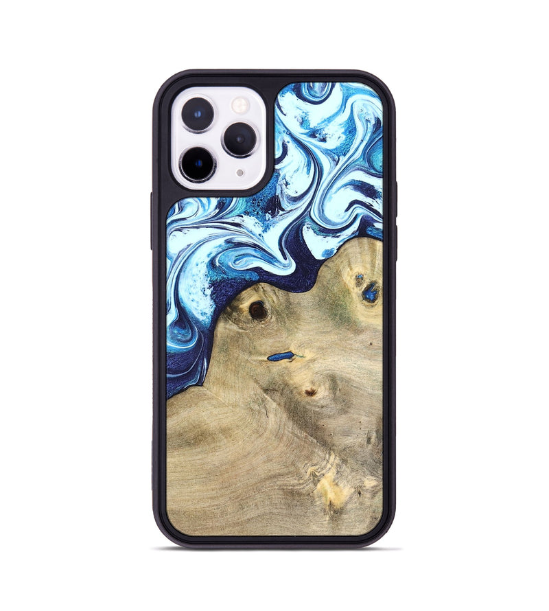 iPhone 11 Pro Wood Phone Case - Socorro (Blue, 826825)