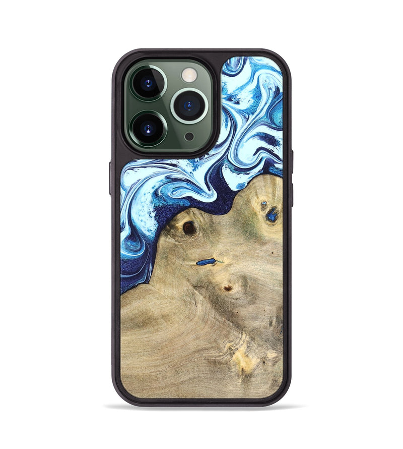 iPhone 13 Pro Wood Phone Case - Socorro (Blue, 826825)