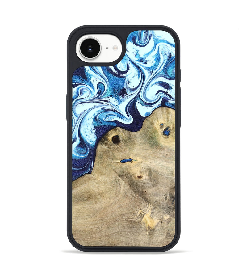 iPhone 16e Wood Phone Case - Socorro (Blue, 826825)