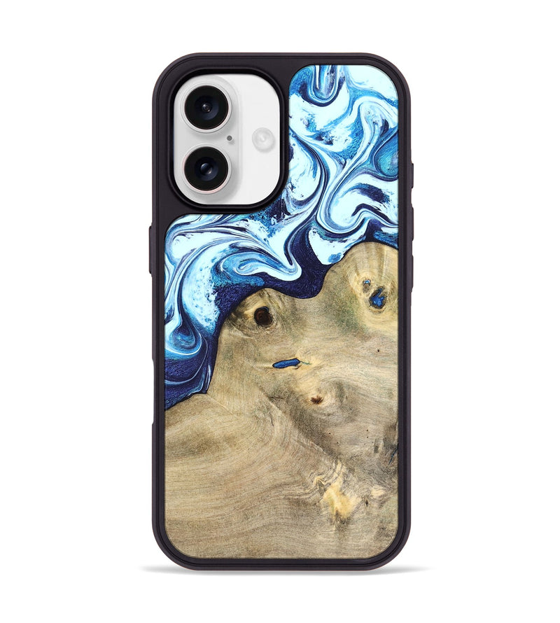 iPhone 17 Wood Phone Case - Socorro (Blue, 826825)