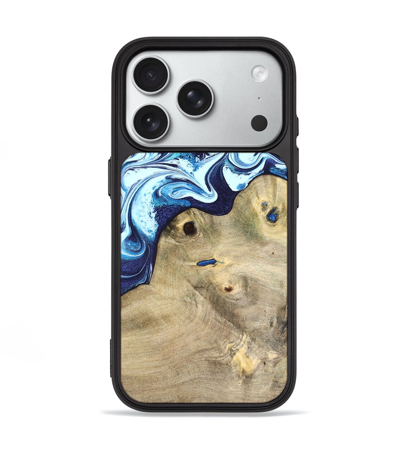 iPhone 18 Pro Wood Phone Case - Socorro (Blue, 826825)