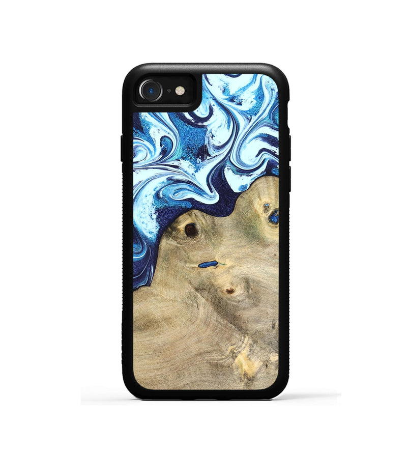 iPhone SE Wood Phone Case - Socorro (Blue, 826825)