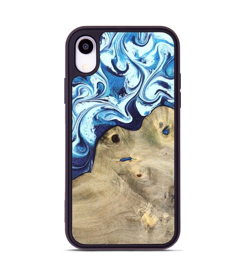 iPhone Xr Wood Phone Case - Socorro (Blue, 826825)