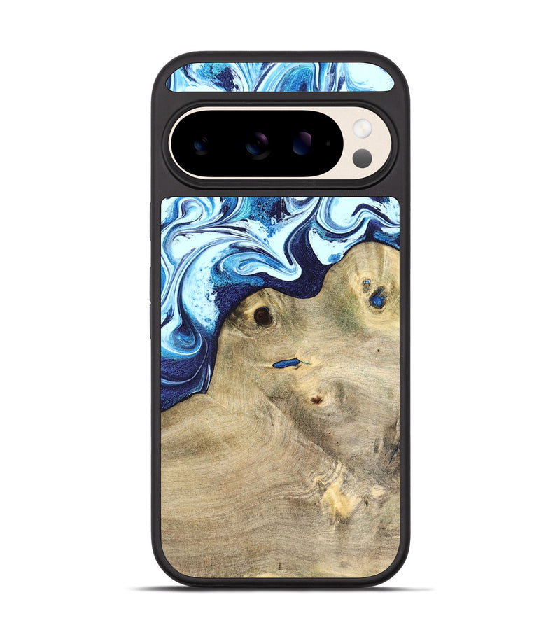 Pixel 10 Wood Phone Case - Socorro (Blue, 826825)