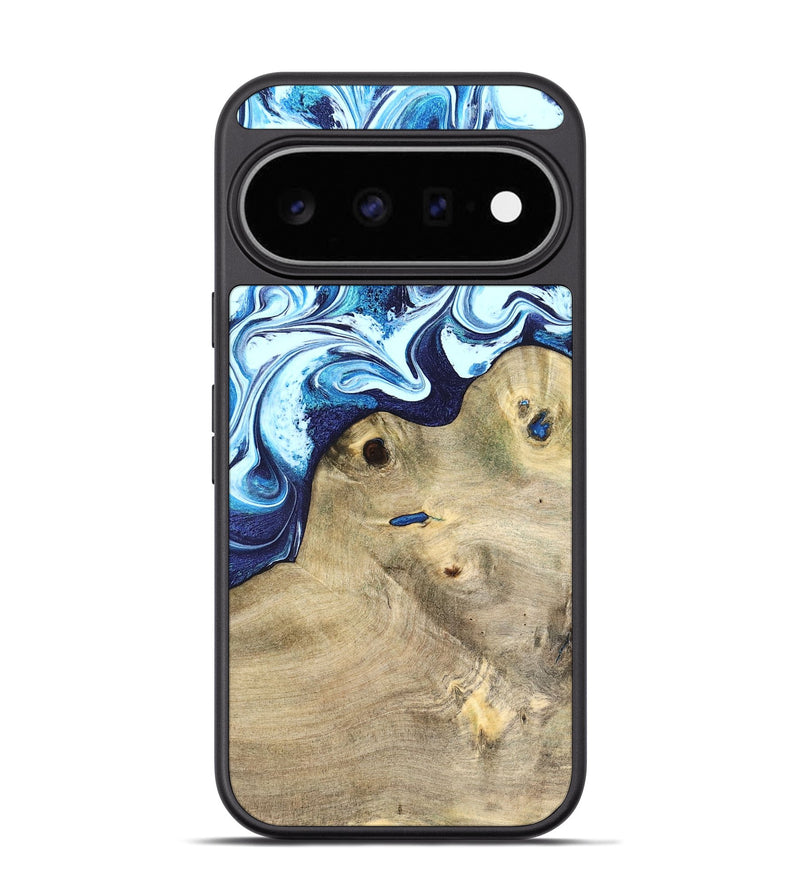 Pixel 11 Pro Wood Phone Case - Socorro (Blue, 826825)