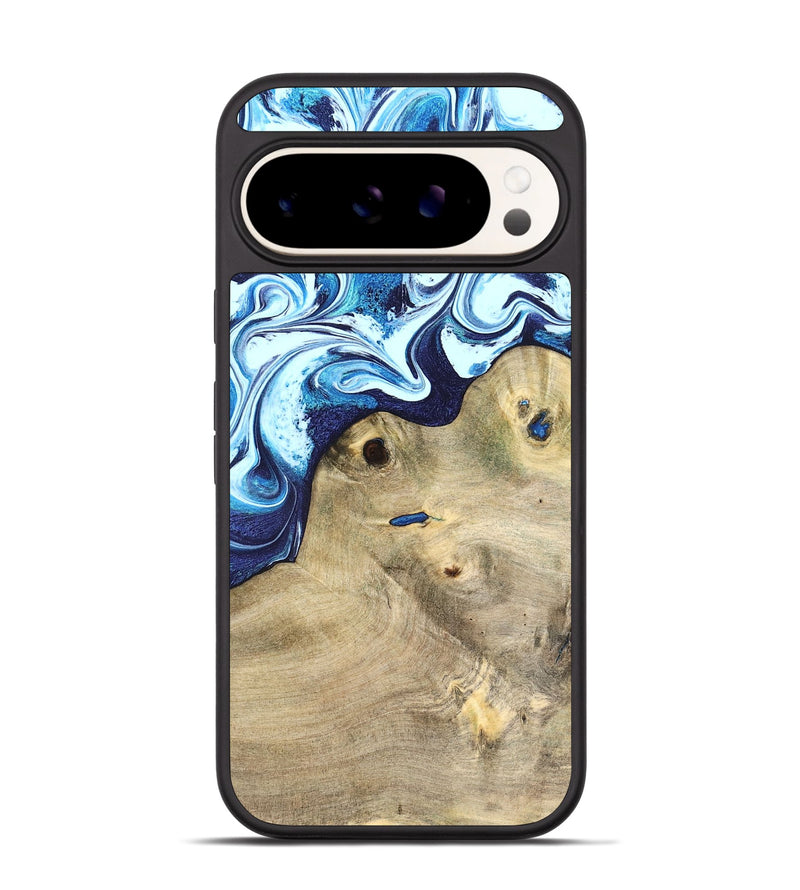 Pixel 9 Pro Wood Phone Case - Socorro (Blue, 826825)