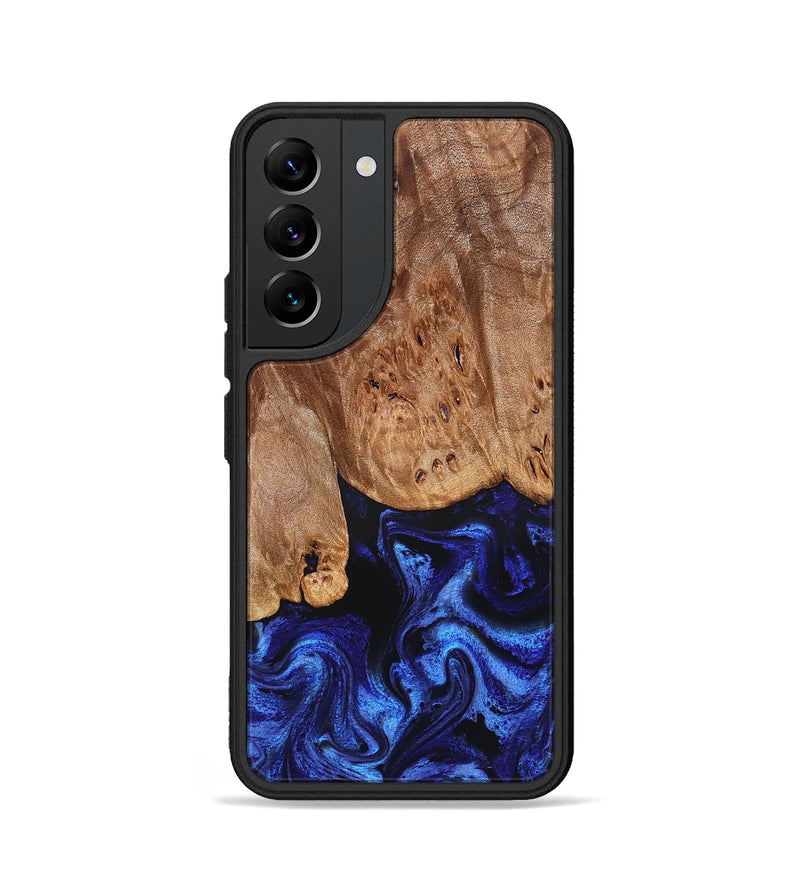 Galaxy S22 Wood Phone Case - Irwin (Blue, 826826)
