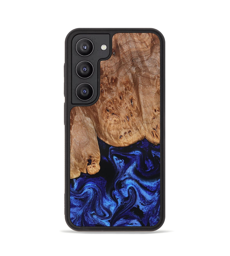 Galaxy S23 Wood Phone Case - Irwin (Blue, 826826)