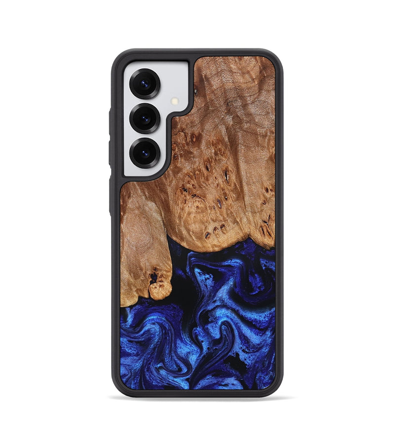 Galaxy S25 Wood Phone Case - Irwin (Blue, 826826)