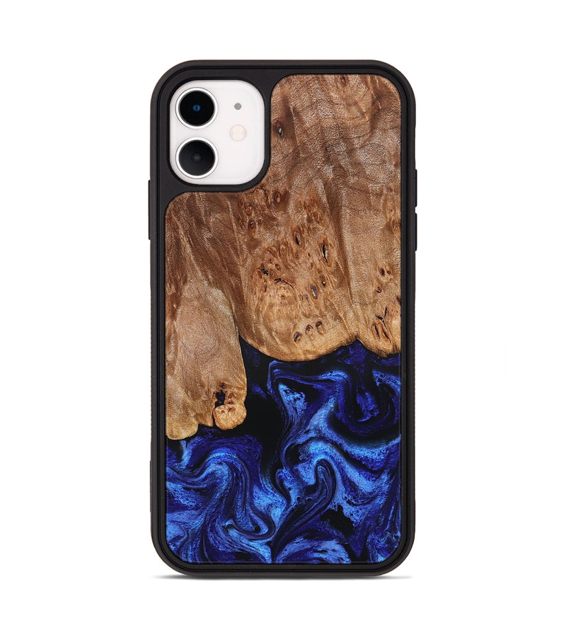 iPhone 11 Wood Phone Case - Irwin (Blue, 826826)