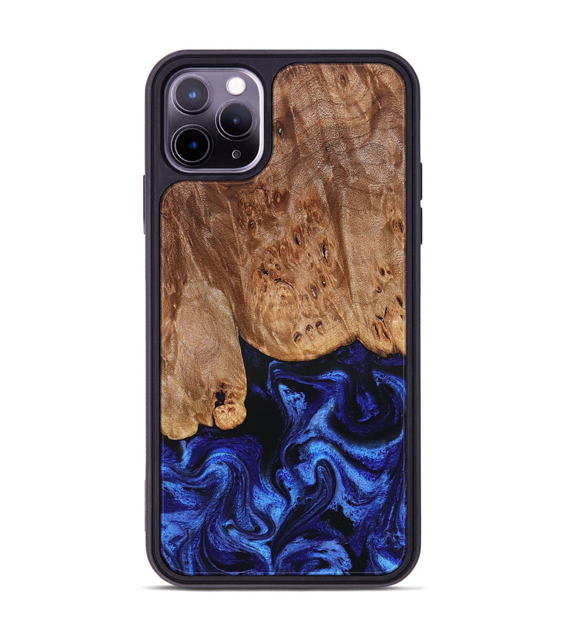 iPhone 11 Pro Max Wood Phone Case - Irwin (Blue, 826826)