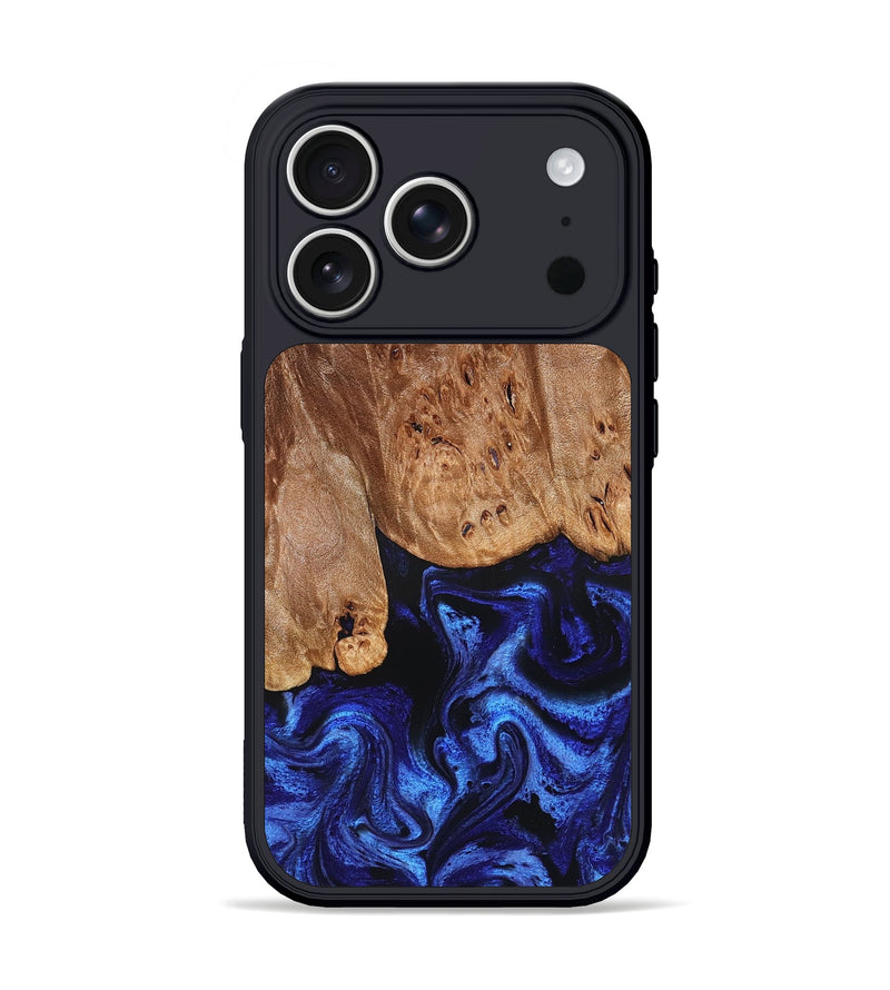 iPhone 17 Pro Wood Phone Case - Irwin (Blue, 826826)