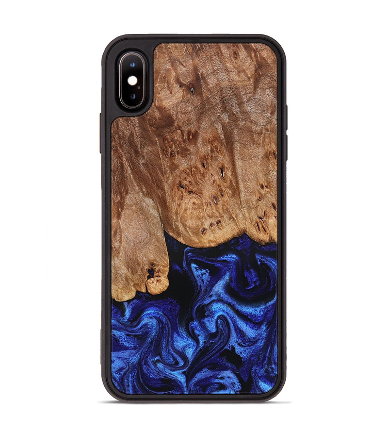 iPhone Xs Max Wood Phone Case - Irwin (Blue, 826826)