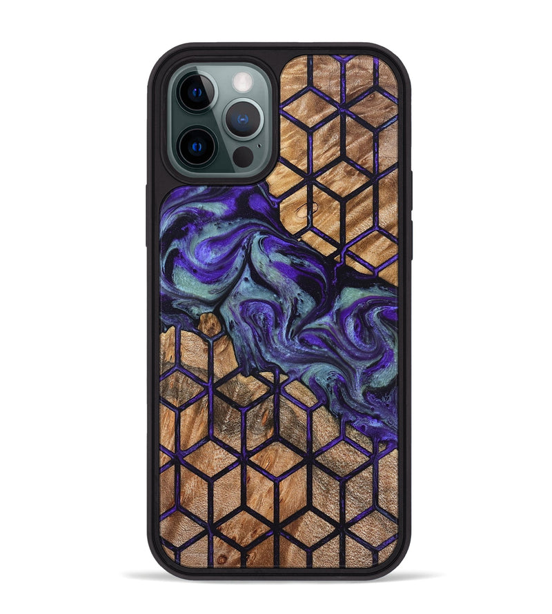 iPhone 12 Pro Max Wood Phone Case - Shanika (Pattern, 826827)