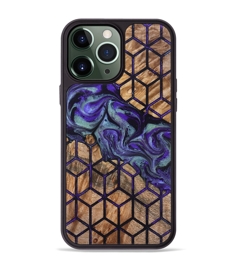 iPhone 13 Pro Max Wood Phone Case - Shanika (Pattern, 826827)