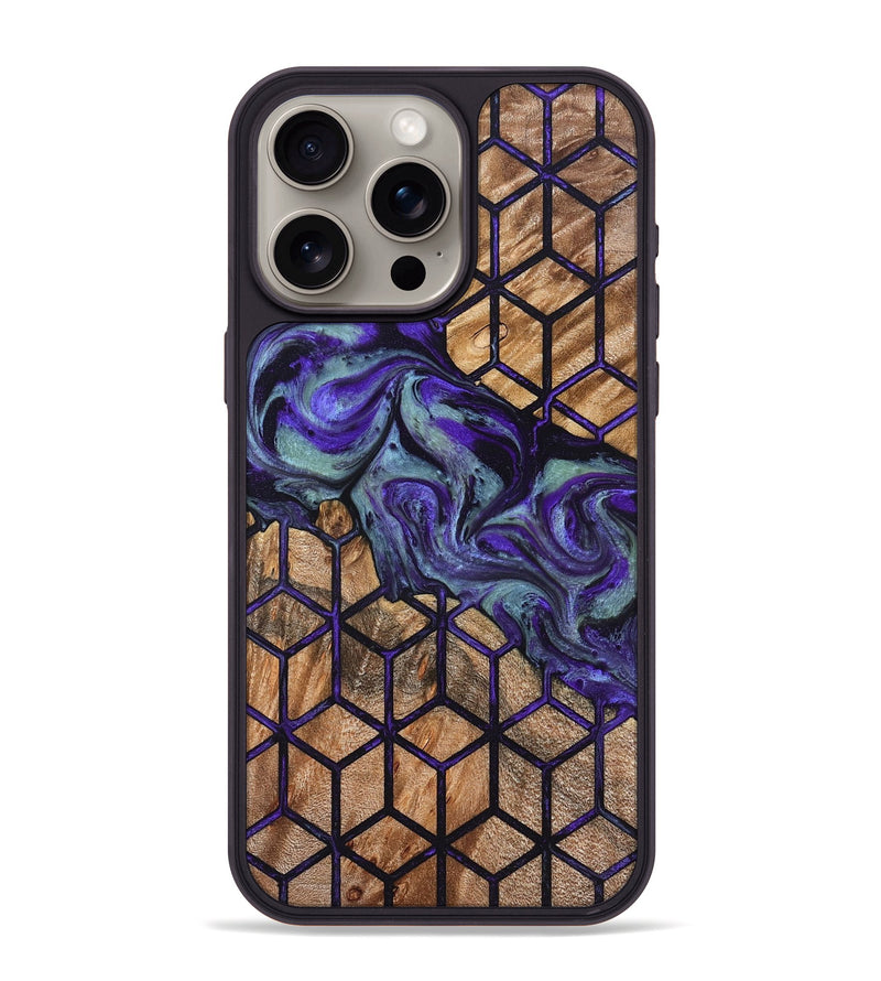 iPhone 15 Pro Max Wood Phone Case - Shanika (Pattern, 826827)