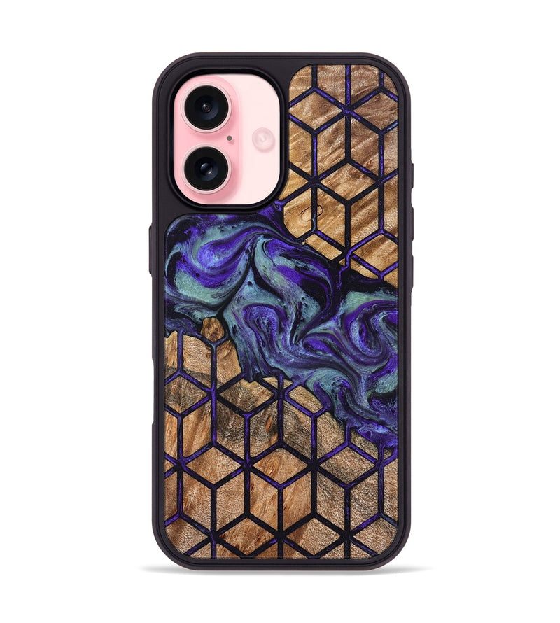 iPhone 16 Wood Phone Case - Shanika (Pattern, 826827)
