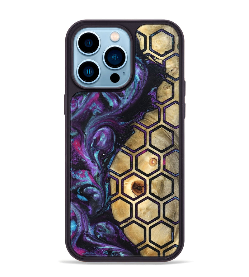 iPhone 14 Pro Max Wood Phone Case - Tara (Pattern, 826829)