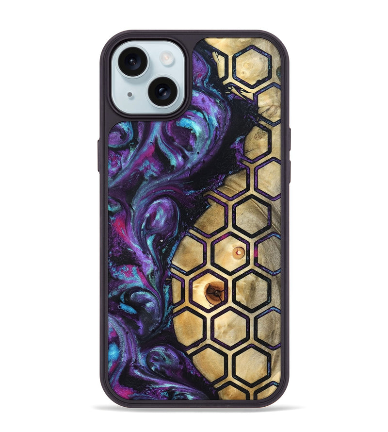 iPhone 15 Plus Wood Phone Case - Tara (Pattern, 826829)