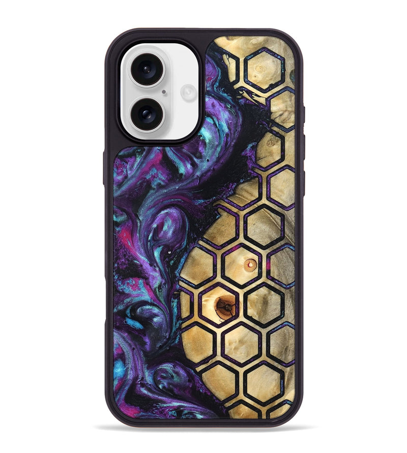 iPhone 16 Plus Wood Phone Case - Tara (Pattern, 826829)