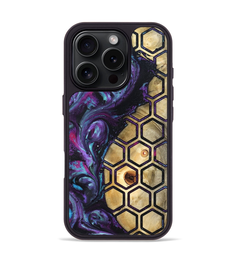 iPhone 16 Pro Wood Phone Case - Tara (Pattern, 826829)