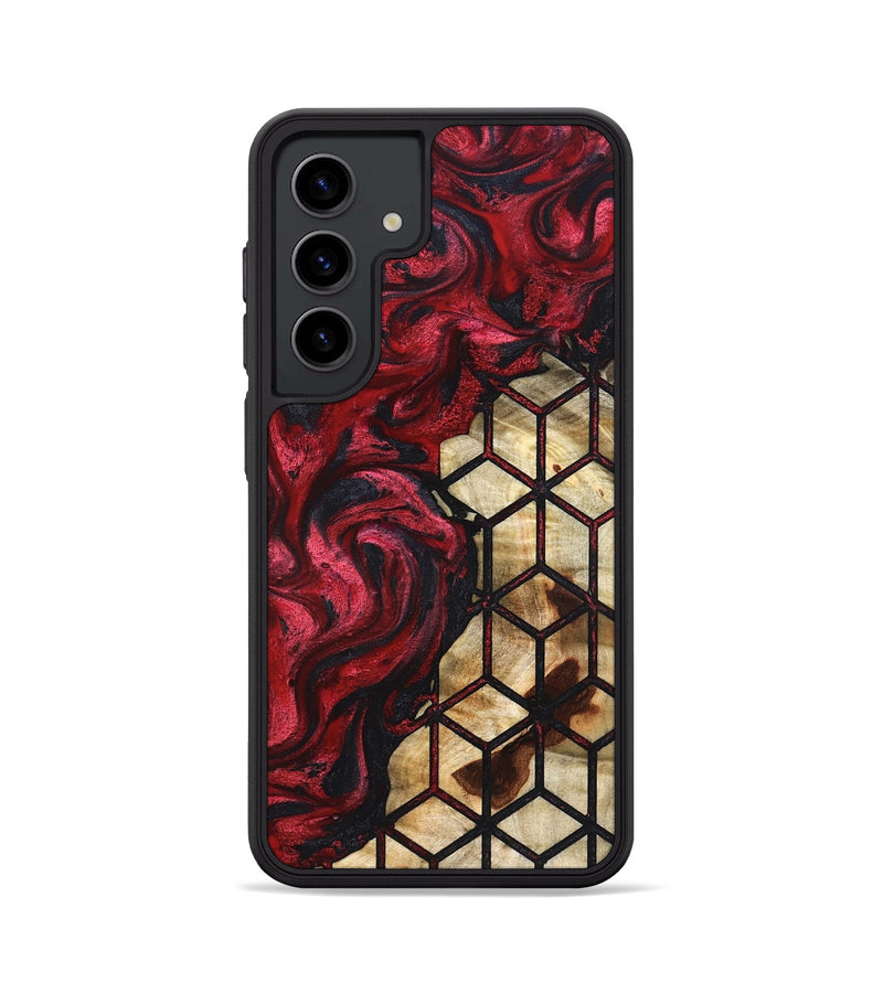 Galaxy S24 Wood Phone Case - Daisy (Pattern, 826831)