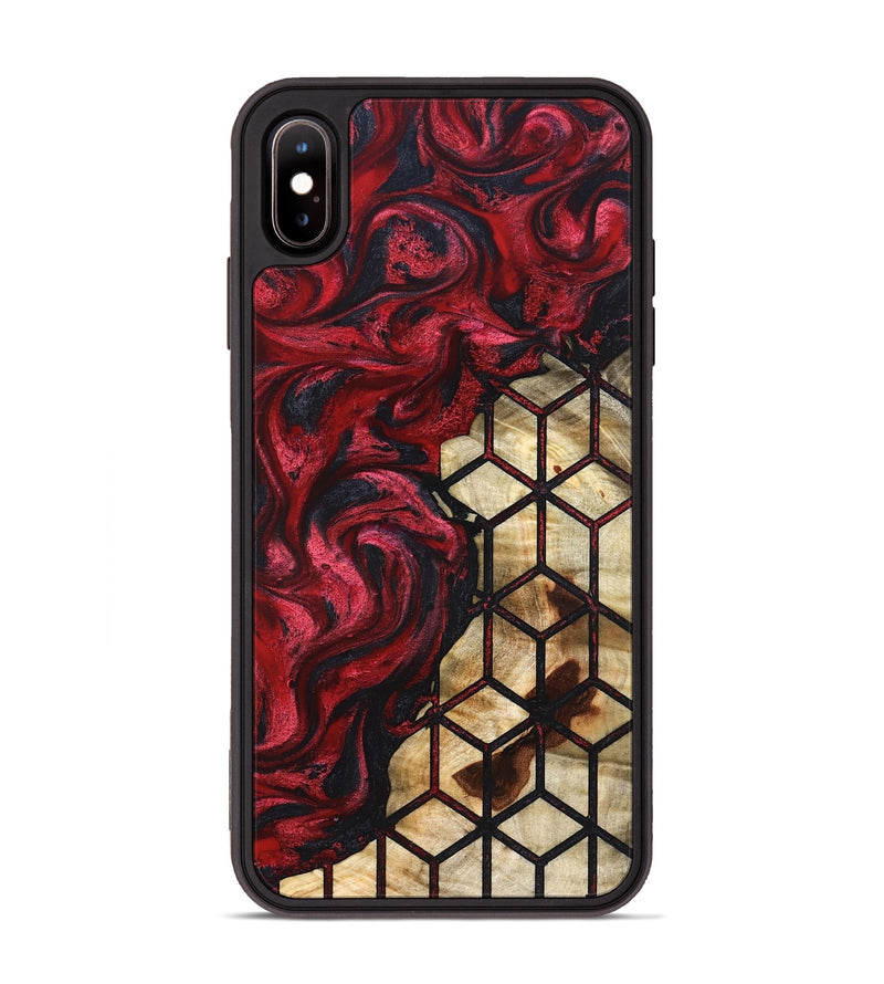 iPhone Xs Max Wood Phone Case - Daisy (Pattern, 826831)