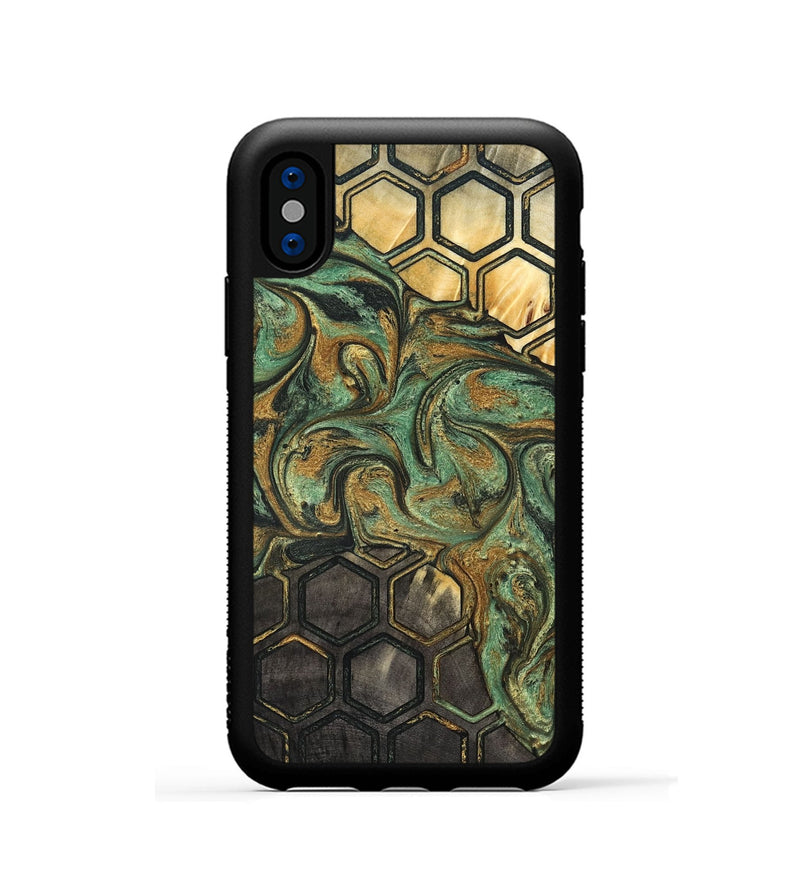iPhone Xs Wood Phone Case - Stephon (Pattern, 826833)