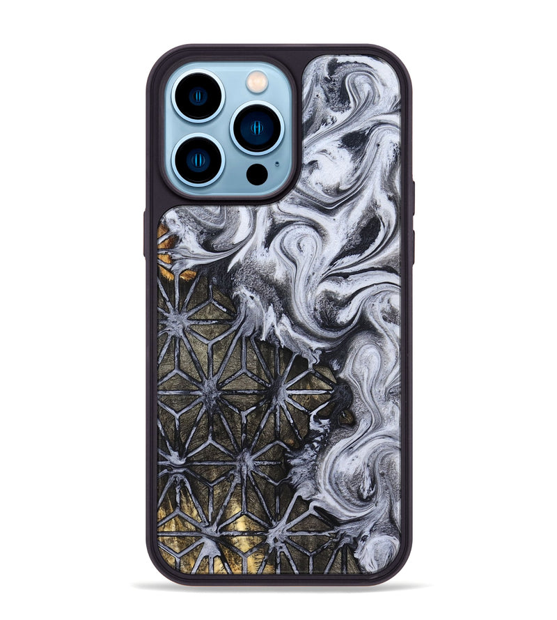 iPhone 14 Pro Max Wood Phone Case - Frances (Pattern, 826834)