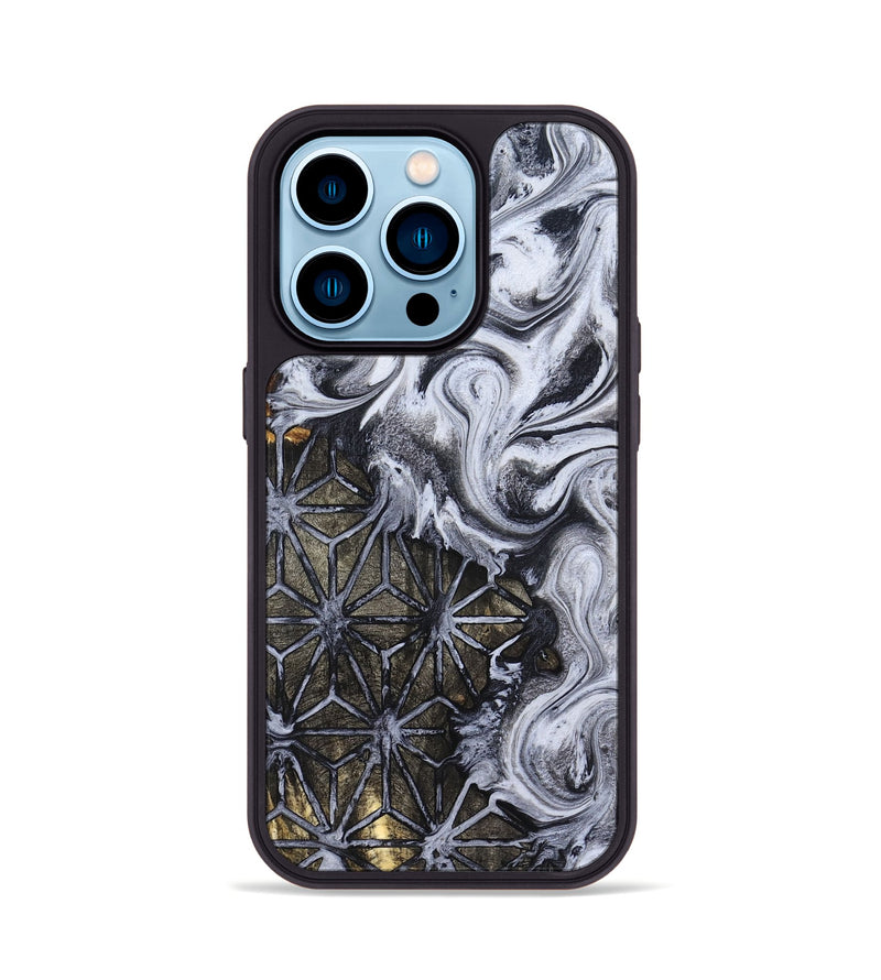 iPhone 14 Pro Wood Phone Case - Frances (Pattern, 826834)