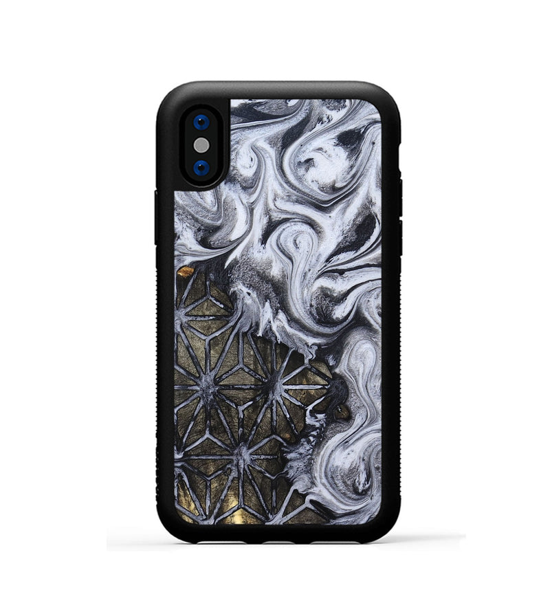 iPhone Xs Wood Phone Case - Frances (Pattern, 826834)