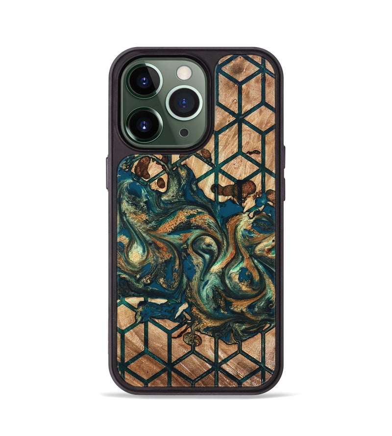 iPhone 13 Pro Wood Phone Case - Maegan (Pattern, 826836)