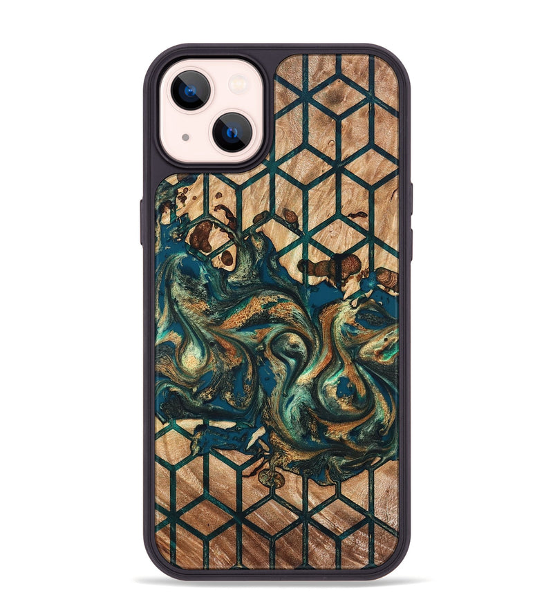 iPhone 14 Plus Wood Phone Case - Maegan (Pattern, 826836)