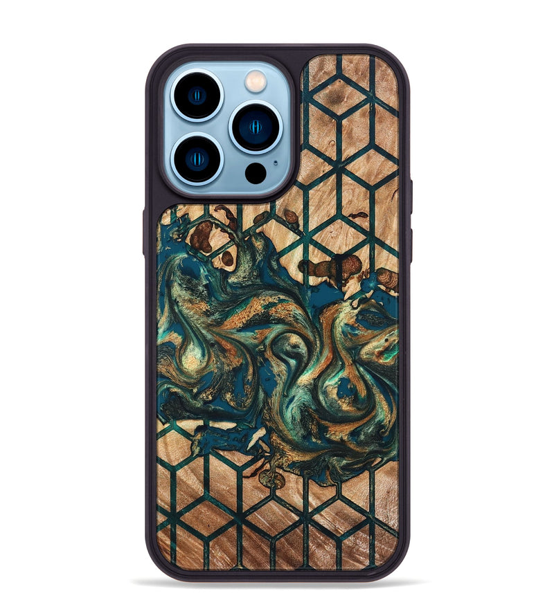 iPhone 14 Pro Max Wood Phone Case - Maegan (Pattern, 826836)